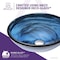 Anzzi Thalu Deco-Glass Vessel Sink in Sapphire Wisp N48 - alternate 8
